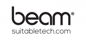 Beam logo w/ URL - black