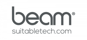 Beam logo w/ URL - gray